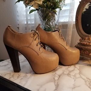 Forever 21 platform oxford block heels